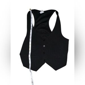 Black vest with buttons no boundaries size xl 15/17